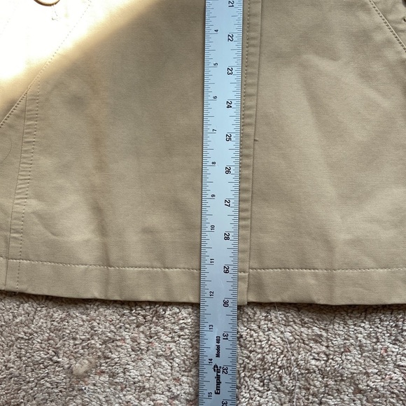 Ann Taylor Loft Women’s Trench Rain Coat Beige Size M Water resistant. Fall Coat - Picture 15 of 17